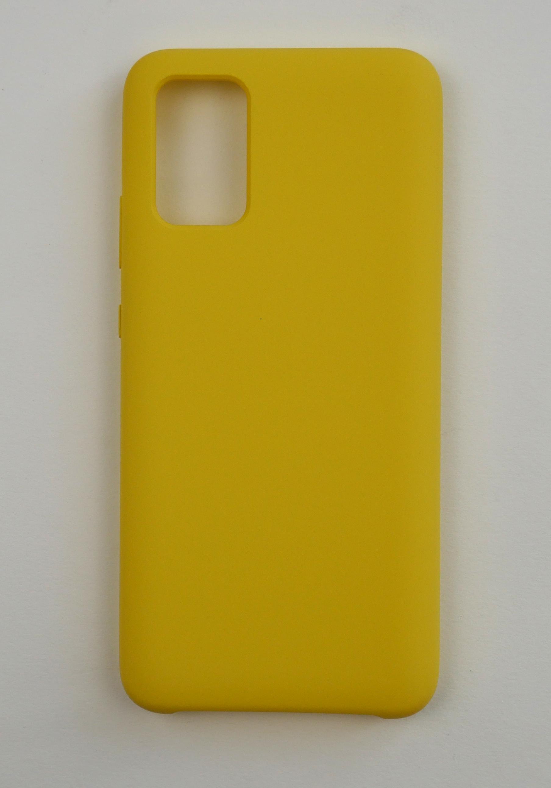 Чехол Jelly Silicone Case Samsung A02S/M02S Yellow (4)