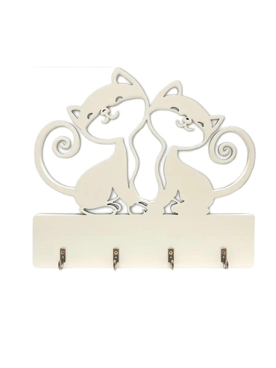 Ключница настенная 25х23х6 см Белый (8506127)