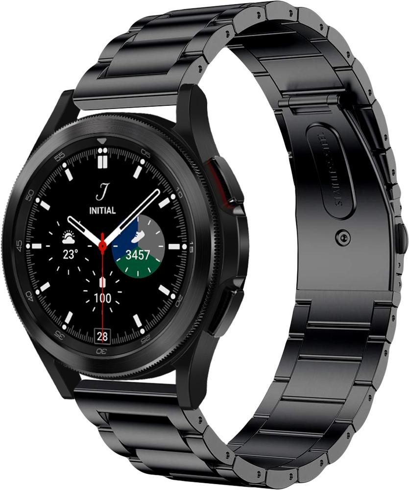 Браслет металлический Shape для Galaxy Watch 4 Classic 46 мм Black (25298-2B) - фото 1 Браслет металлический Shape для Galaxy Watch 4 Classic 46 мм Black (25298-2B) - фото 1