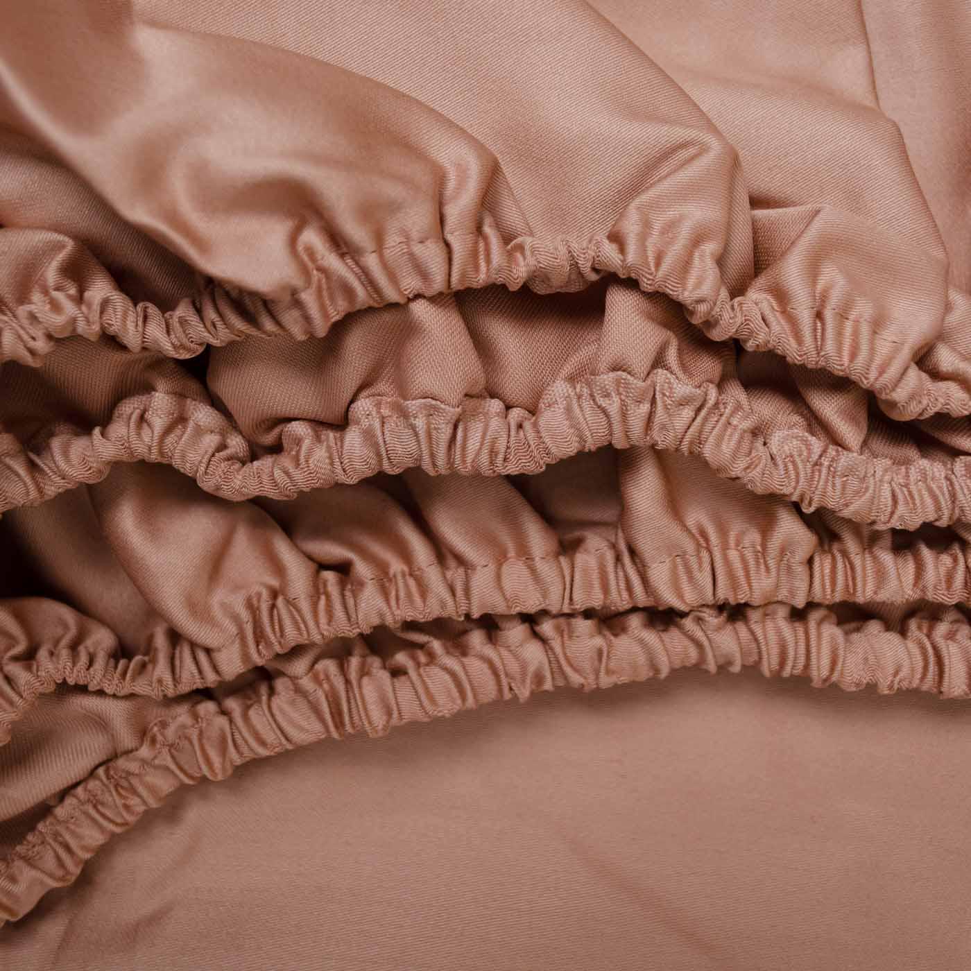 Простынь на резинке двуспальная сатин хлопок 125 г/м2 180х200х25 см Фраппе (chn-pnr-sa-180-25-frappe) - фото 5 Простынь на резинке двуспальная сатин хлопок 125 г/м2 180х200х25 см Фраппе (chn-pnr-sa-180-25-frappe) - фото 5