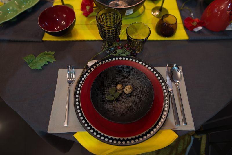 Тарілка підставна Bastide Galaxy з кераміки із сучасним дизайном 31 см Чорний (269059-1) - фото 4