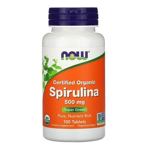 Спирулина NOW Spirulina 500мг 100 табл. (NOW-02696)