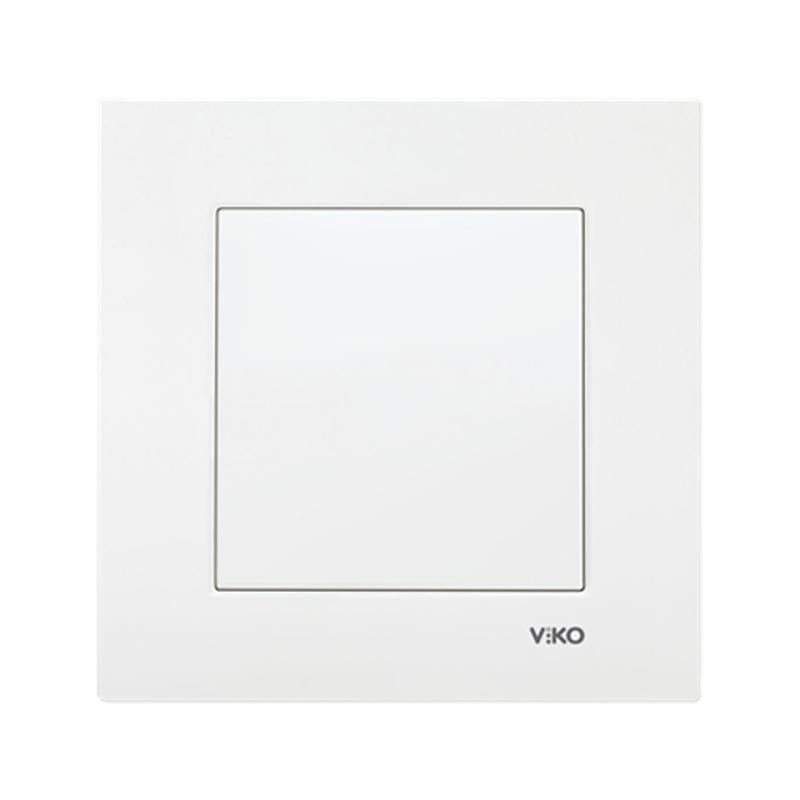 Заглушка VIKO Karre с рамкой Белый (90960026)