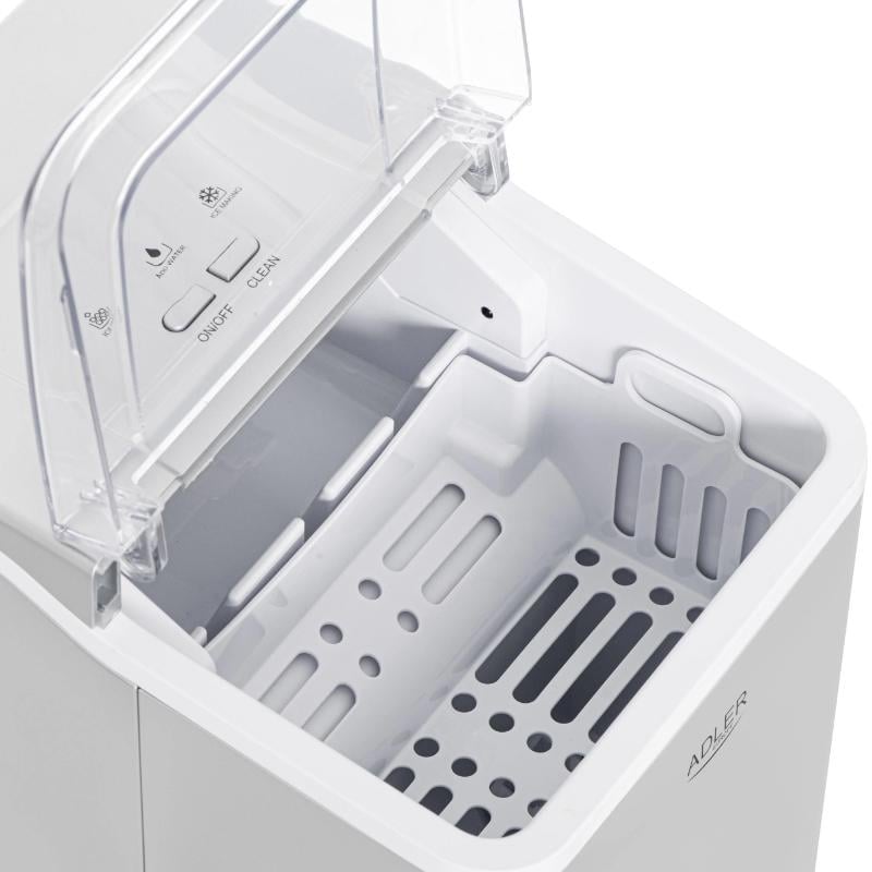 Льодогенератор Adler AD 8086 для дому та бару з холодильником 120 Вт 1,5 л 12 кг/24 години - фото 6