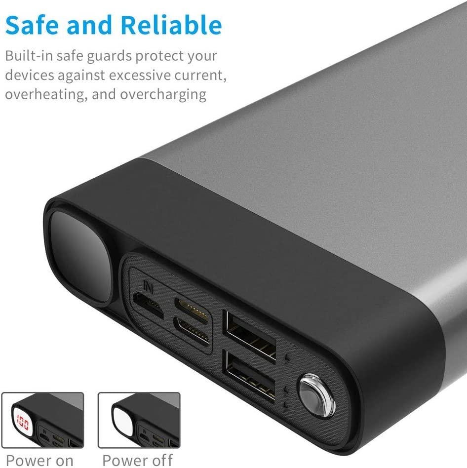 ᐉ Повербанк Elefull 30000 mAh Quick Charge с ярким фонариком • Купить в ...