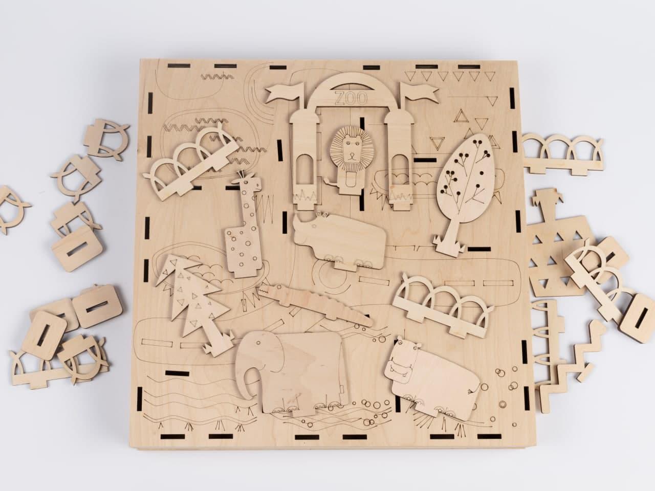 Развивающей игра-раскраска Зробив Тато Зоопарк (RZ0015) - фото 4 Развивающей игра-раскраска Зробив Тато Зоопарк (RZ0015) - фото 4