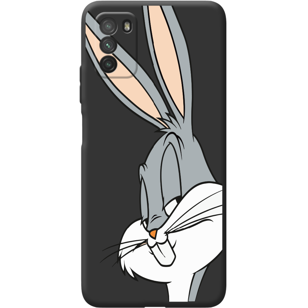 Чохол BoxFace Poco M3 Lucky Rabbit Чорний силікон (41586-bk81-42015)