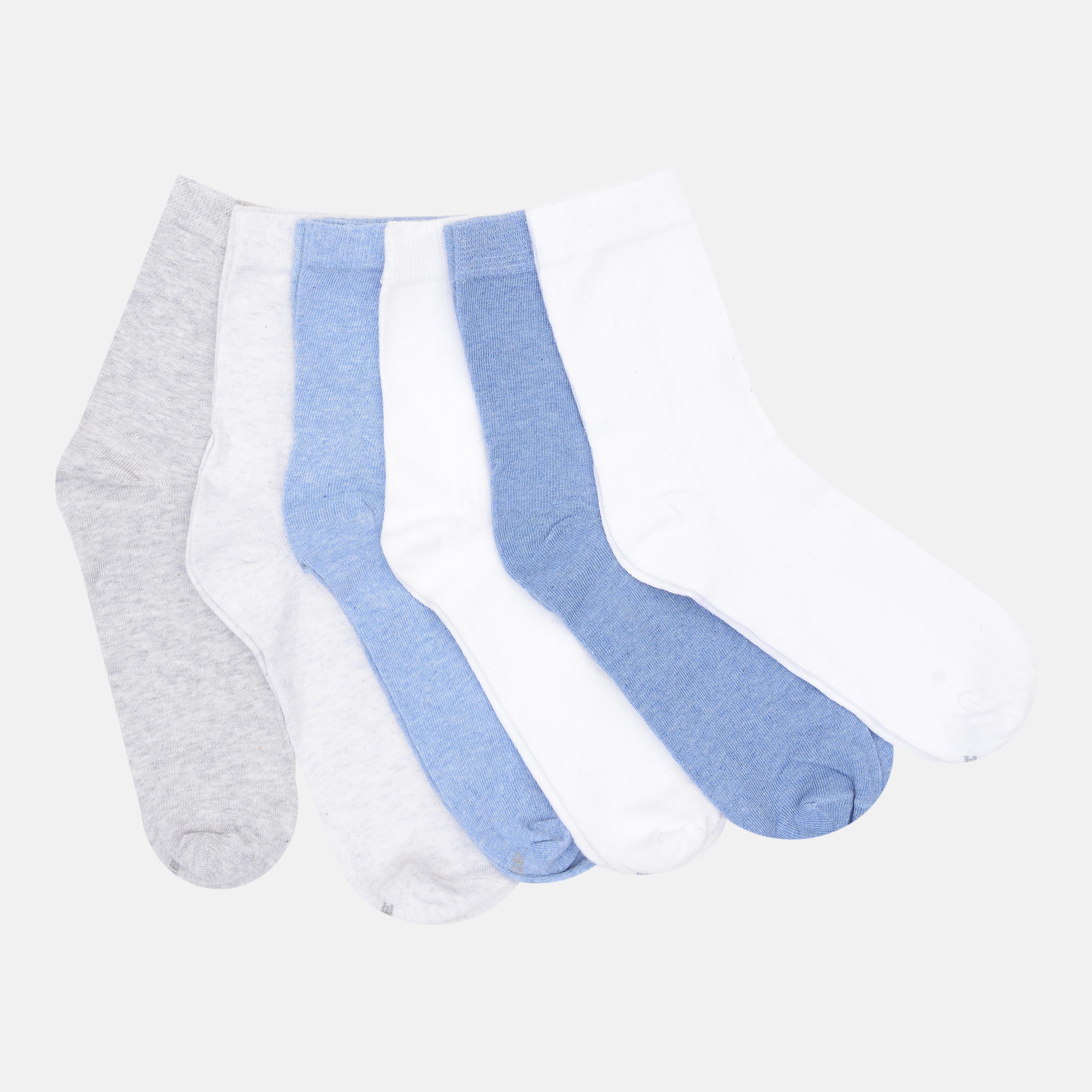 Носки C&A 6 пар р. 39-42 Белый/Серый/Голубой (21093325621)
