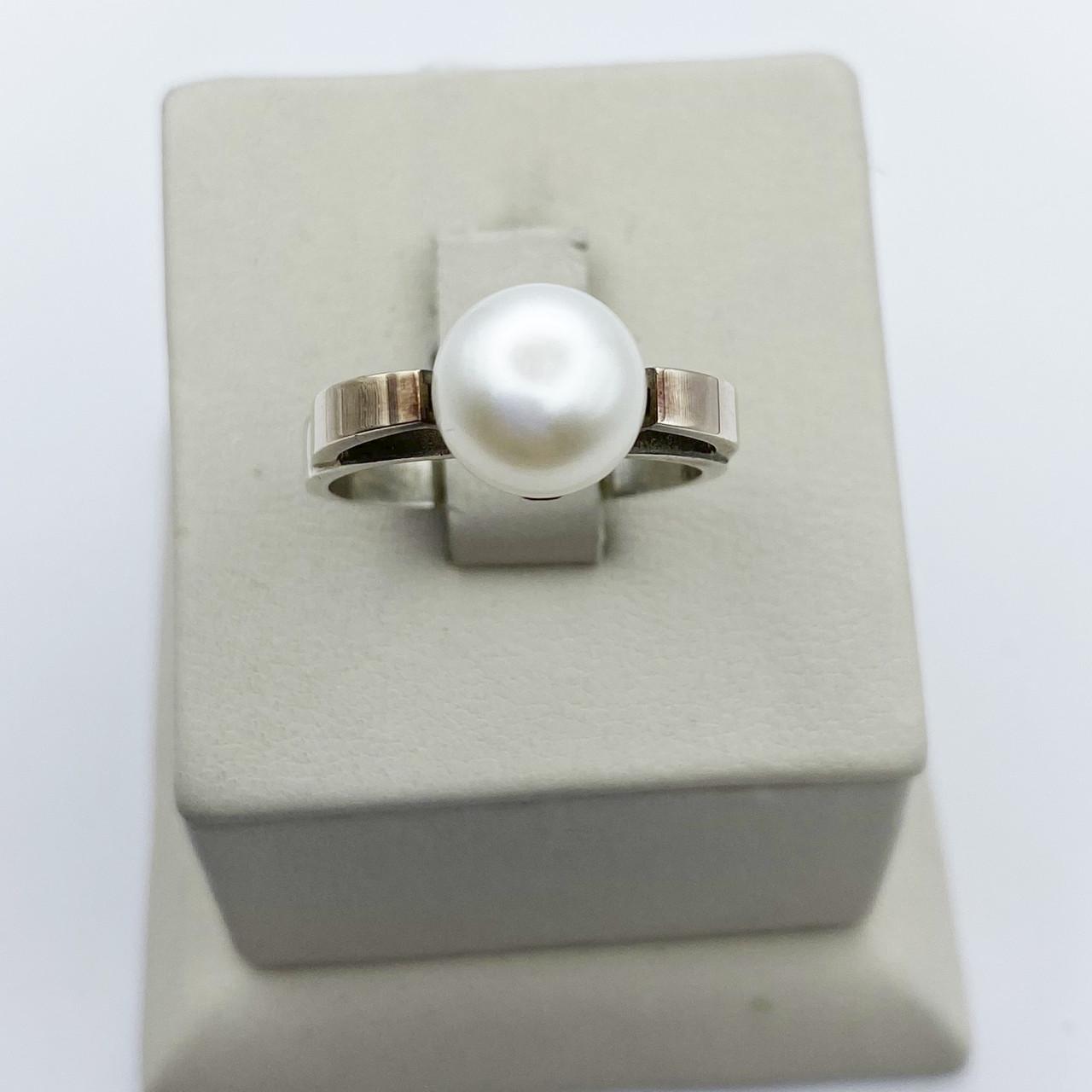 Каблучка срібна з перлами р. 18 3,87 г (1989658407)