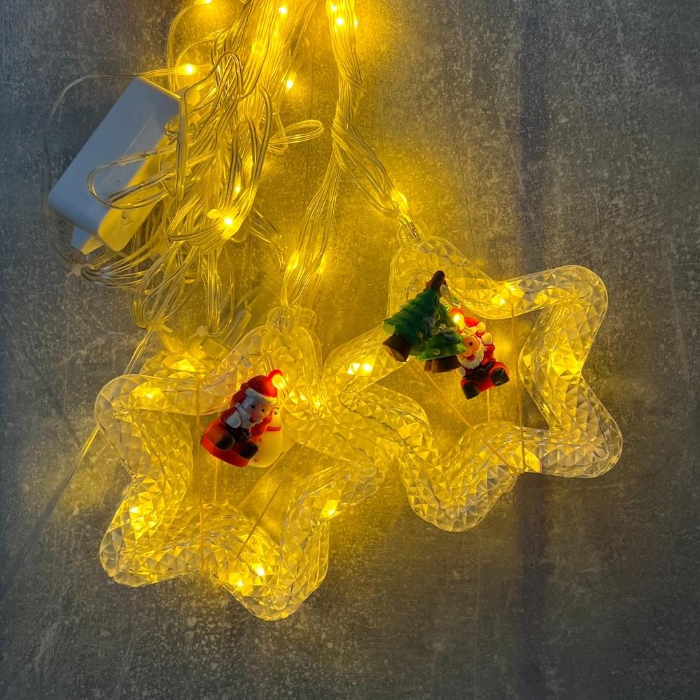 Гірлянда-штора мережева Санта 110LED 3 м Жовтий (29909156)