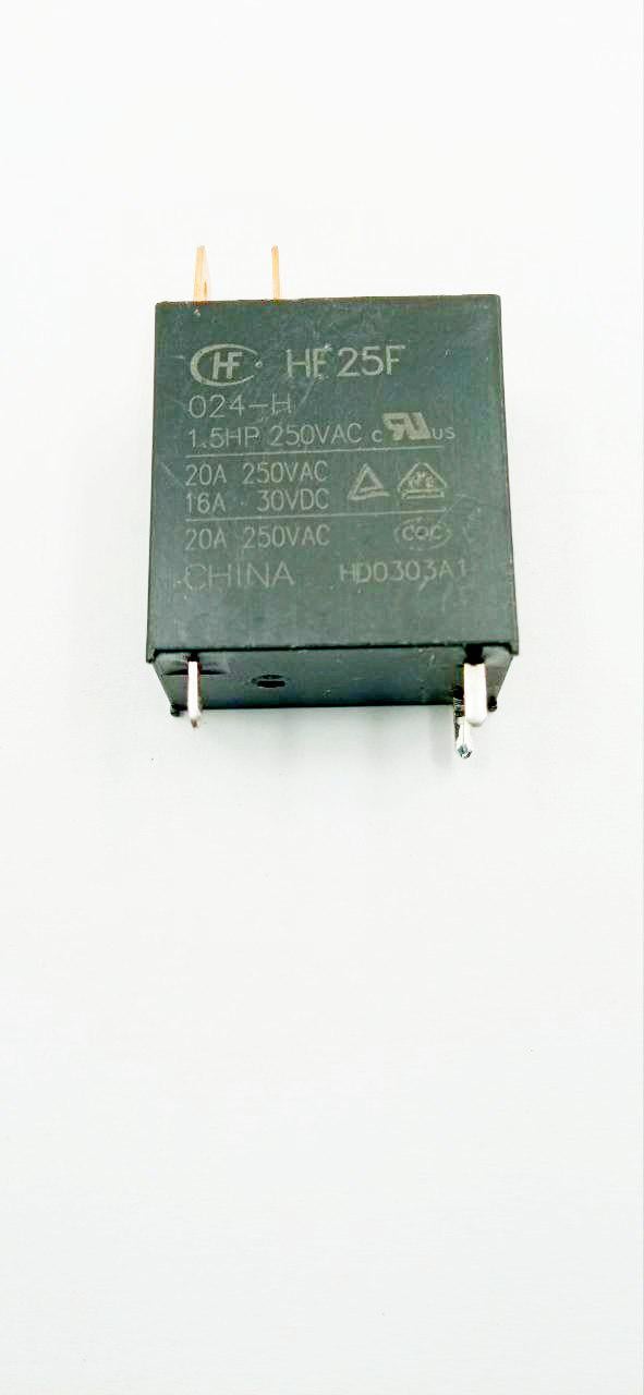 Реле HF25F-024-H DC24V 250VAC 20A 22,5x12x25 мм (33618)