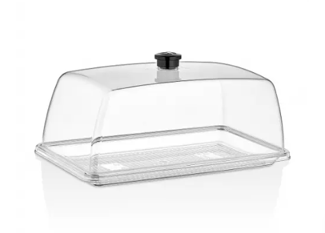 Крышка для подноса GastroPlast поликарбонат Прозрачный (GF--0013BL)