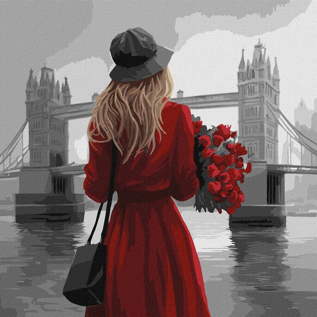 Картина за номерами Ideyka Туманний Лондон 40х40 см (2824808047)