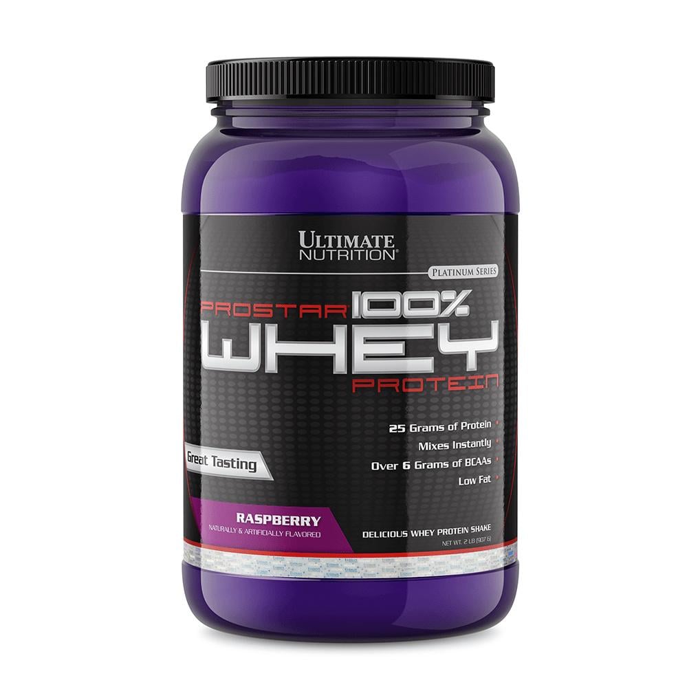 Сывороточный протеин Ultimate Prostar 100% Whey Protein 907 г Малина (UN-9083)
