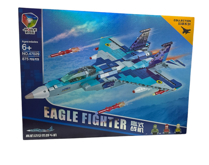 Конструктор Літак/герої 875 дет. (2454773014)