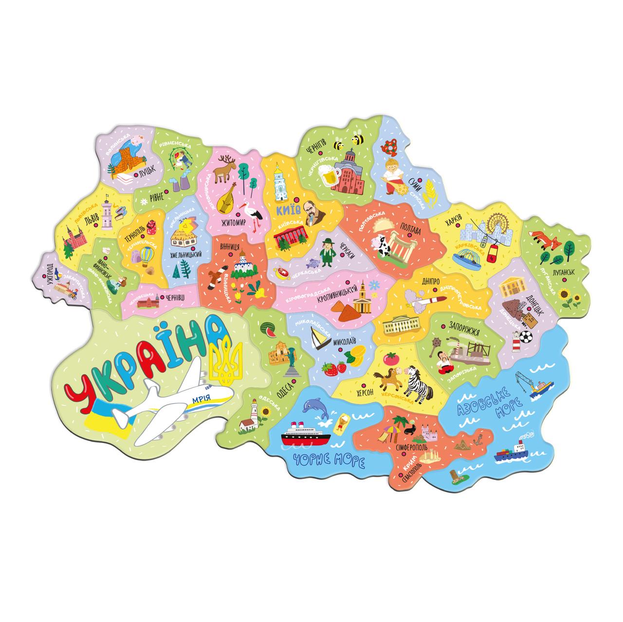 Пазл Dodo Магнітна мапа України (2671120842) - фото 4 Пазл Dodo Магнітна мапа України (2671120842) - фото 4