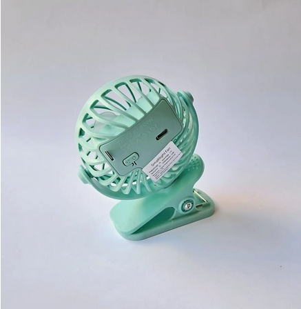 Вентилятор акумуляторний переносний на прищіпці з підсвічуванням USB (F4G) - фото 5 Вентилятор акумуляторний переносний на прищіпці з підсвічуванням USB (F4G) - фото 5