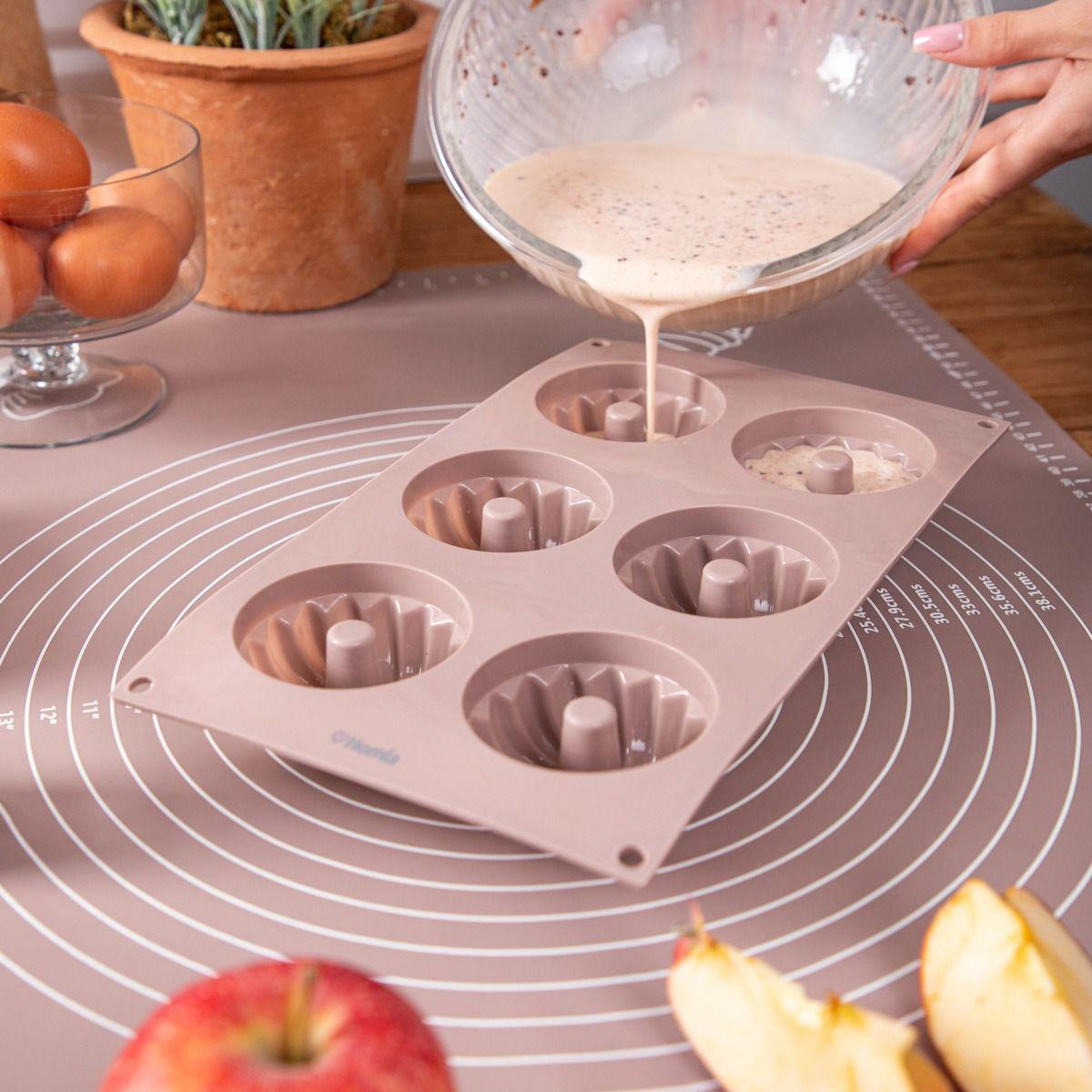 Форма для випікання пончиків Homla EASY BAKE 17x28х3 см Рожевий (202640) - фото 5