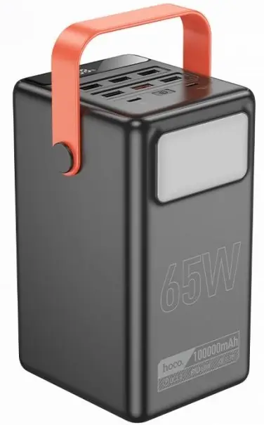 Повербанк Hoco DB03 Max Centurion 65W 100000 mAh Черный (2486373602)