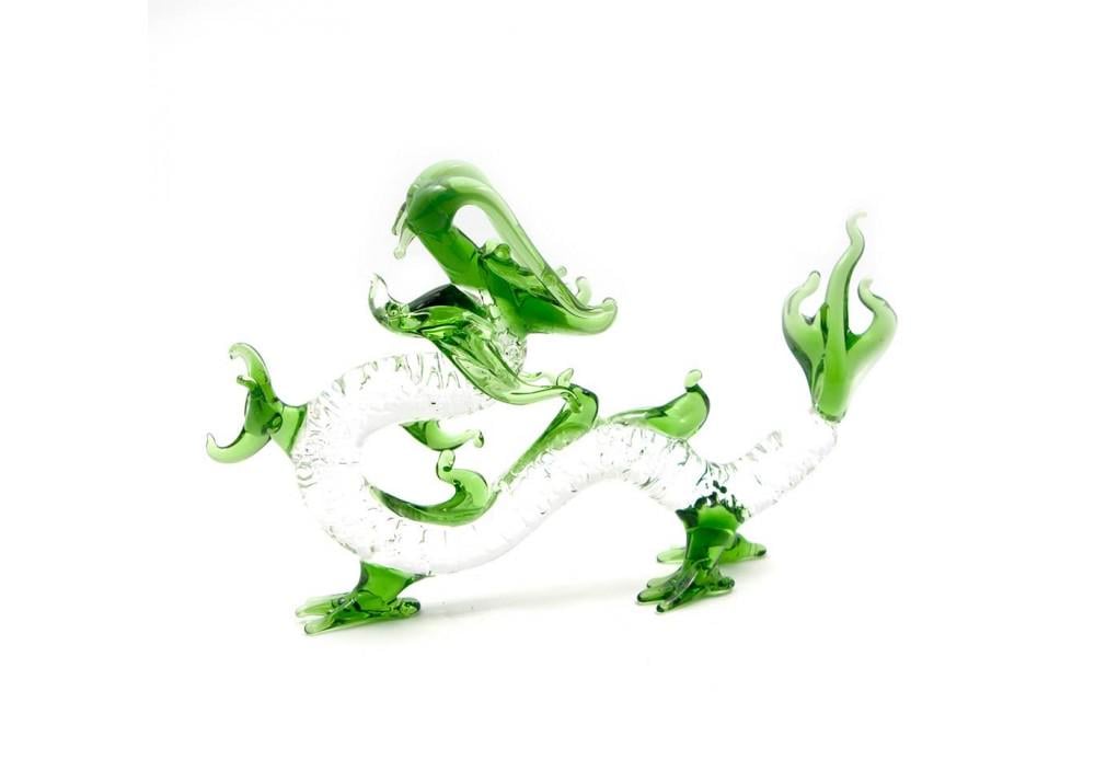 Статуэтка дракон хрустальный 16х10,5х3 см