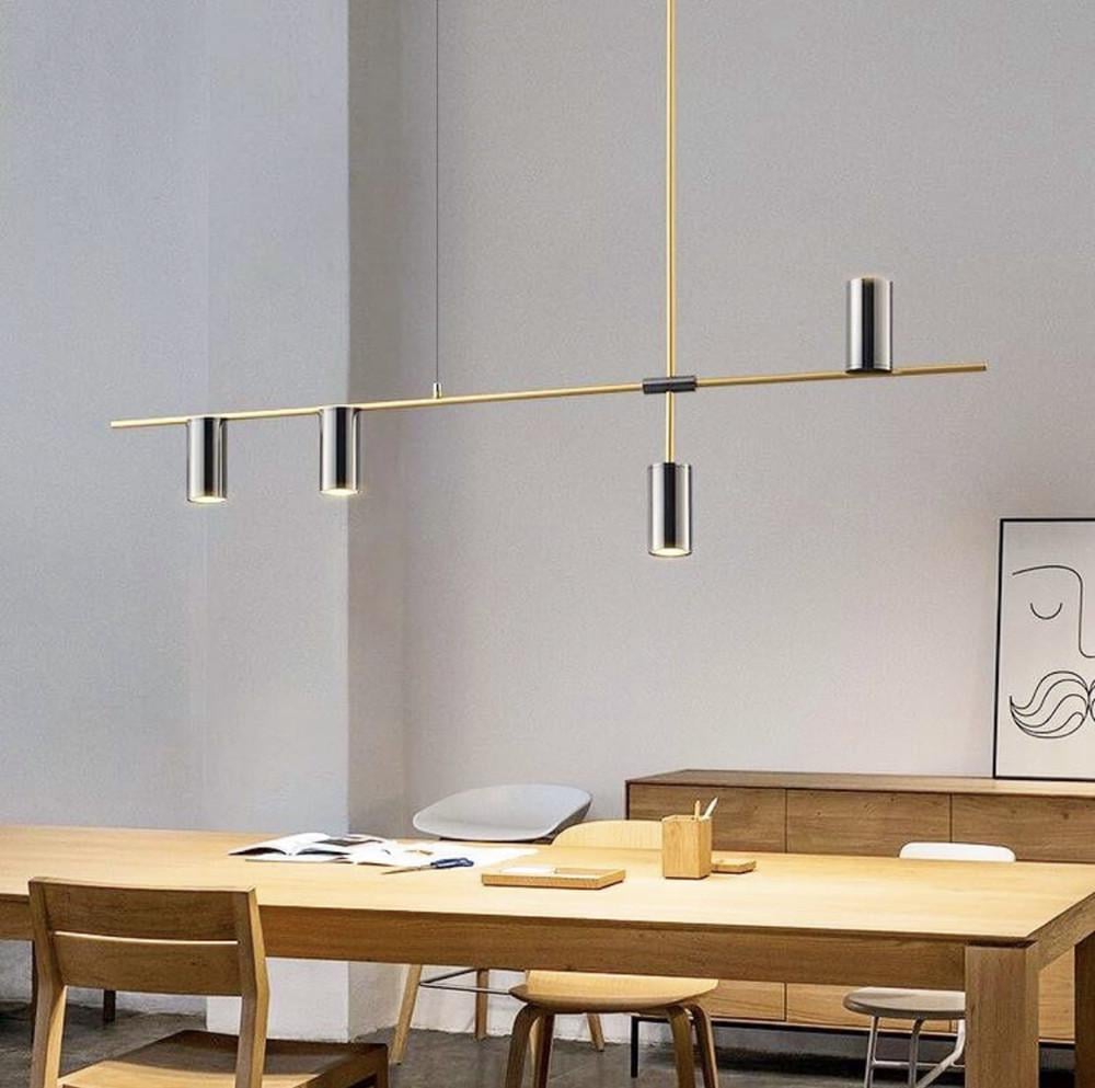 Світильник подовжений з чотирма чорними спотами Золотий (LF_Y 8857B-4) - фото 1 Світильник подовжений з чотирма чорними спотами Золотий (LF_Y 8857B-4) - фото 1