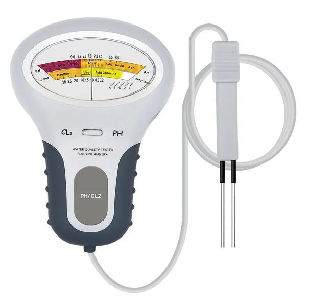 Тестер-хлорометр-РН-метр PC-102 для проверки качества воды в бассейне/СПА Белый (86965131)