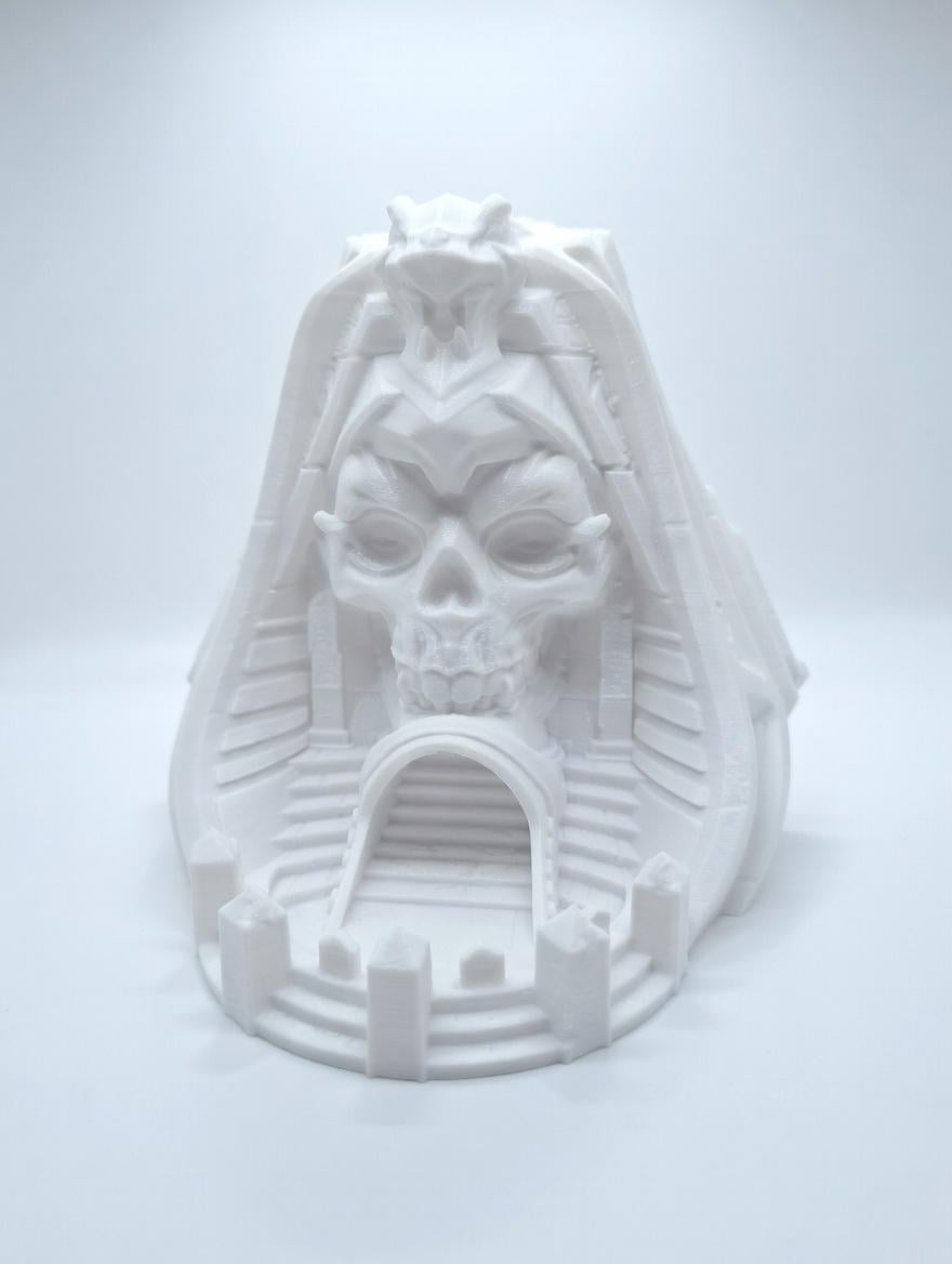 Башня для игральных кубиков Череп Фараона Белый (0303-1)