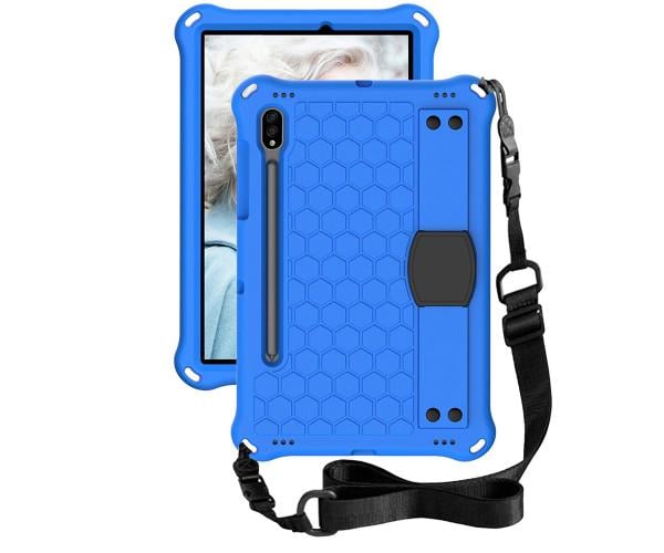 Чохол Kids Sota для Samsung Galaxy Tab S10 Lite із ремінцем та ручкою-тримачем Синій Чохол Kids Sota для Samsung Galaxy Tab S10 Lite із ремінцем та ручкою-тримачем Синій