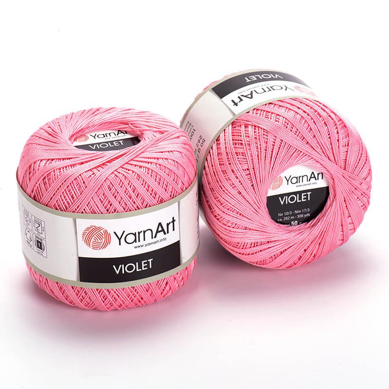 Пряжа YarnArt Violet 6313 Розовый