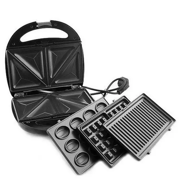 Мультимейкер Edenberg EB-64395 бутербродница вафельница орешница (ML-04631)