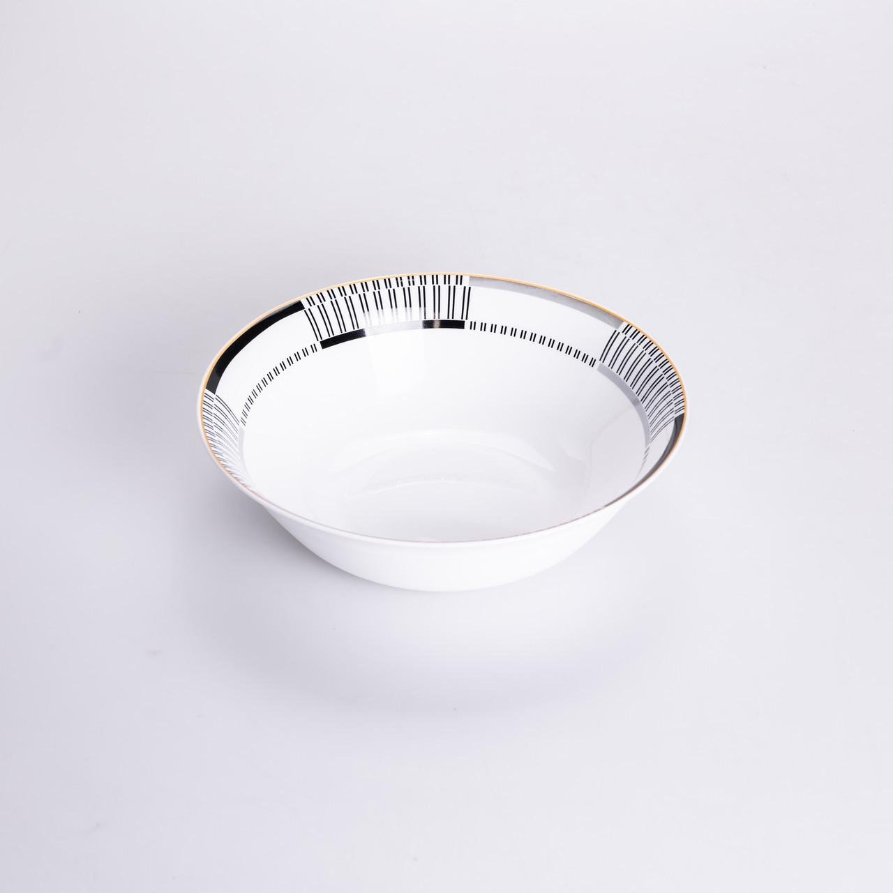 Столовый сервиз из фарфора Geometry на 6 персон 32 предметов (HP-HK-6) - фото 4 Столовый сервиз из фарфора Geometry на 6 персон 32 предметов (HP-HK-6) - фото 4