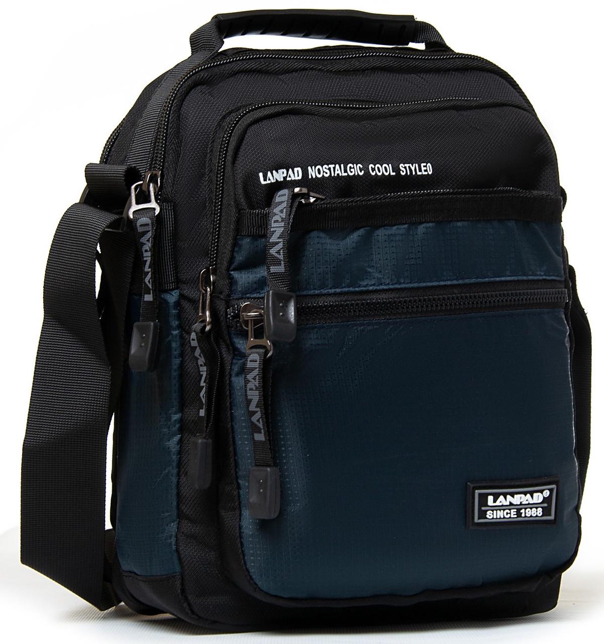 Сумка мужская Lanpad тканевая (LAN8651 blue)
