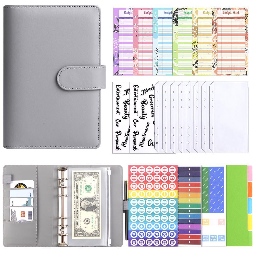 Планер-блокнот для денег FinTrack с конвертами А6 19х13,5х3,5 см Серый (4511618) - фото 2 Планер-блокнот для денег FinTrack с конвертами А6 19х13,5х3,5 см Серый (4511618) - фото 2