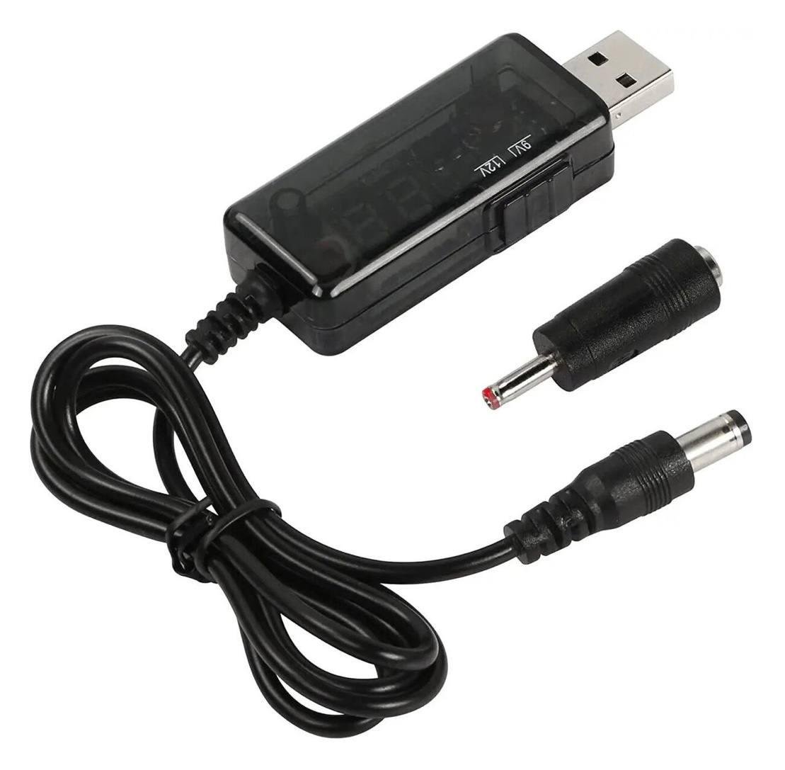 Кабель для роутера USB-DC 5V TO 9V/12V (1M) - фото 5 Кабель для роутера USB-DC 5V TO 9V/12V (1M) - фото 5