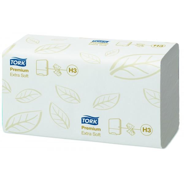 Листовые полотенца Tork Singlefold Premium Z 200 шт. 2 слоя (03444)