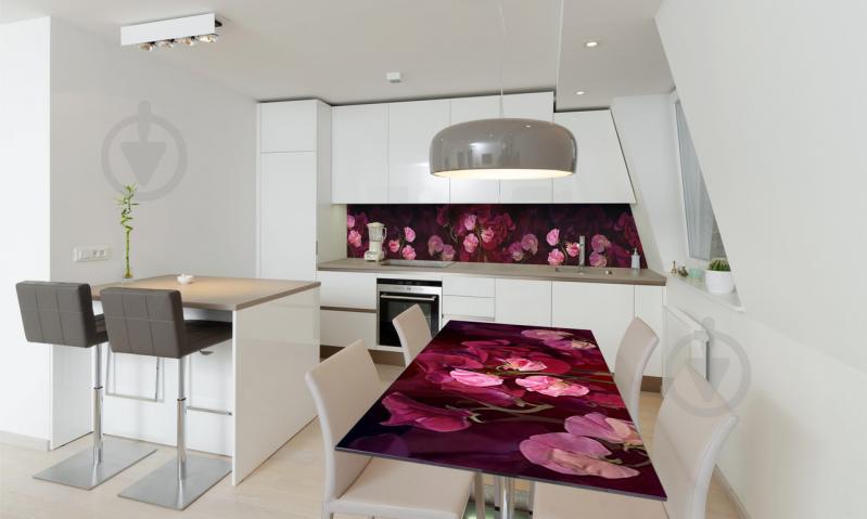 Наклейка на стол Zatarga  "Цветочное настроение" 650х1200мм (Z180337/1st)