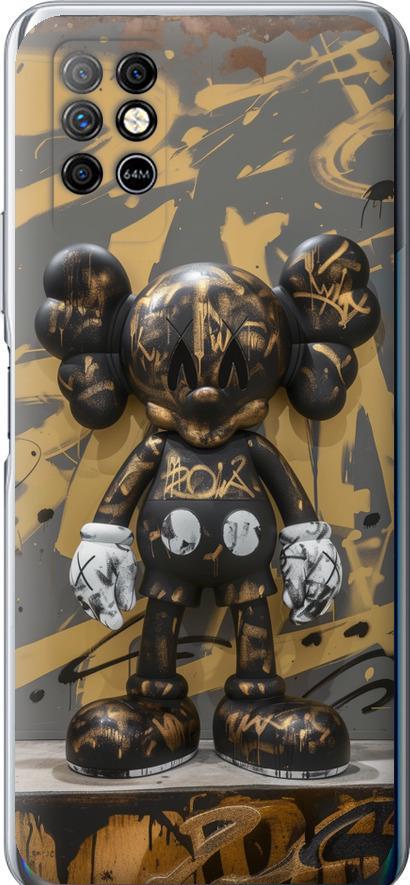 Чехол на Infinix Note 8 Bronze kaws (6097u-2710-42517) Чехол на Infinix Note 8 Bronze kaws (6097u-2710-42517)