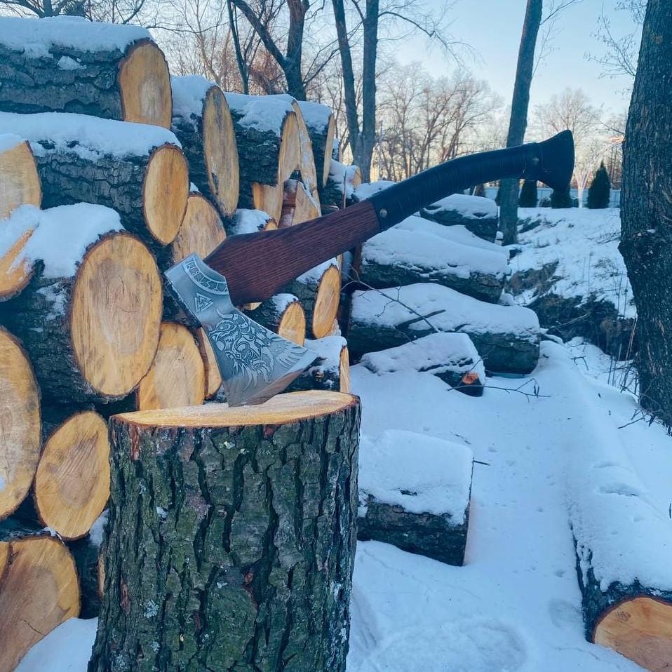 Топор Конунг Gorillas BBQ ручна робота - фото 2 Топор Конунг Gorillas BBQ ручна робота - фото 2