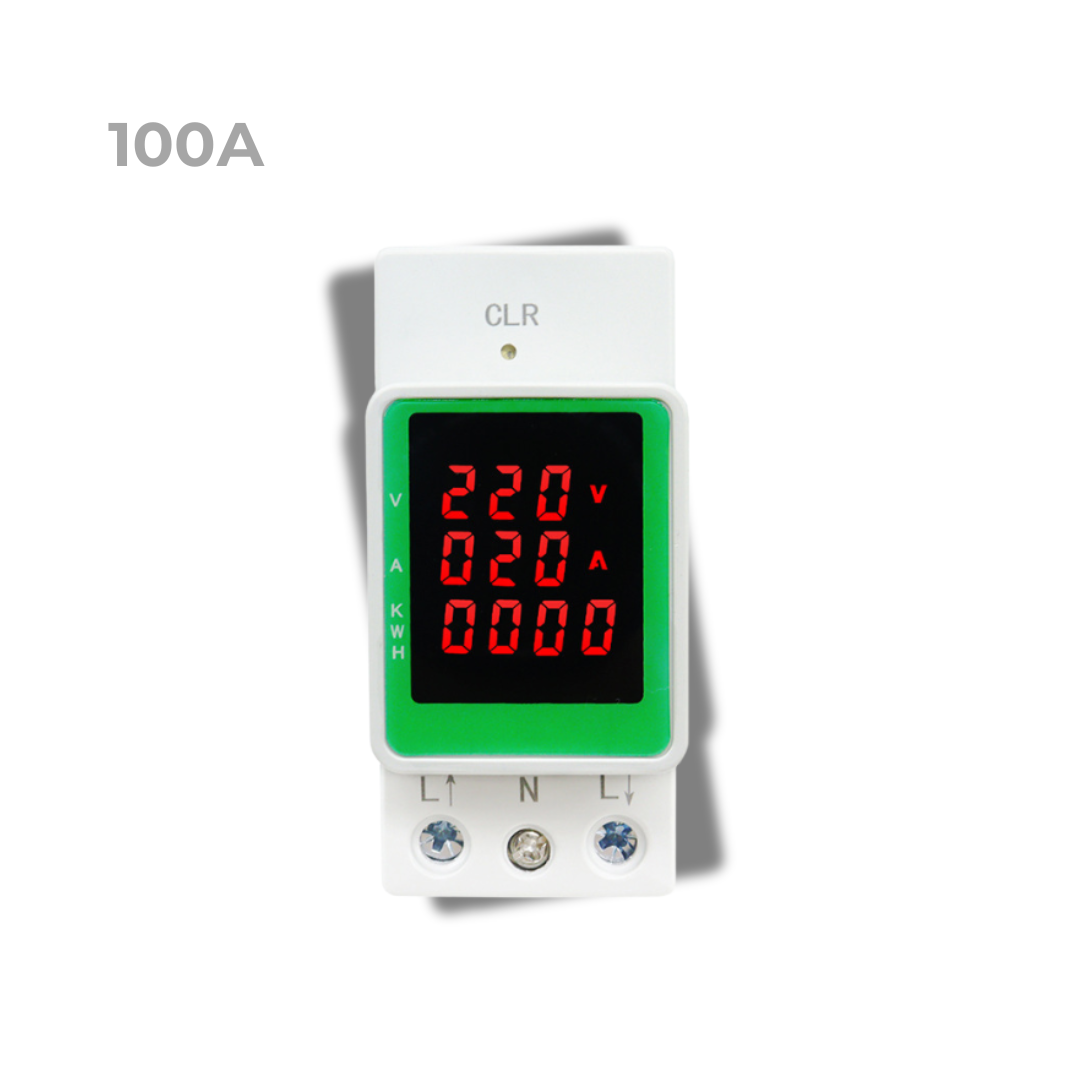 Счетчик электронный однофазный 100 А с кнопкой сброса показателей амперметр/вольтметр (29446408) - фото 2 Счетчик электронный однофазный 100 А с кнопкой сброса показателей амперметр/вольтметр (29446408) - фото 2