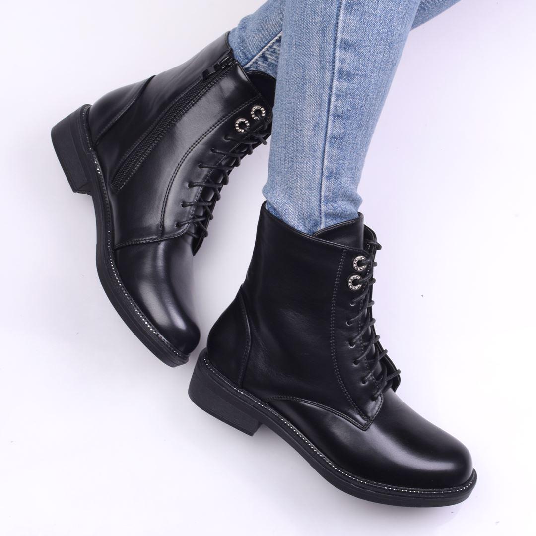 Ботинки женские на шнуровке 333987 р. 40 25,5 см