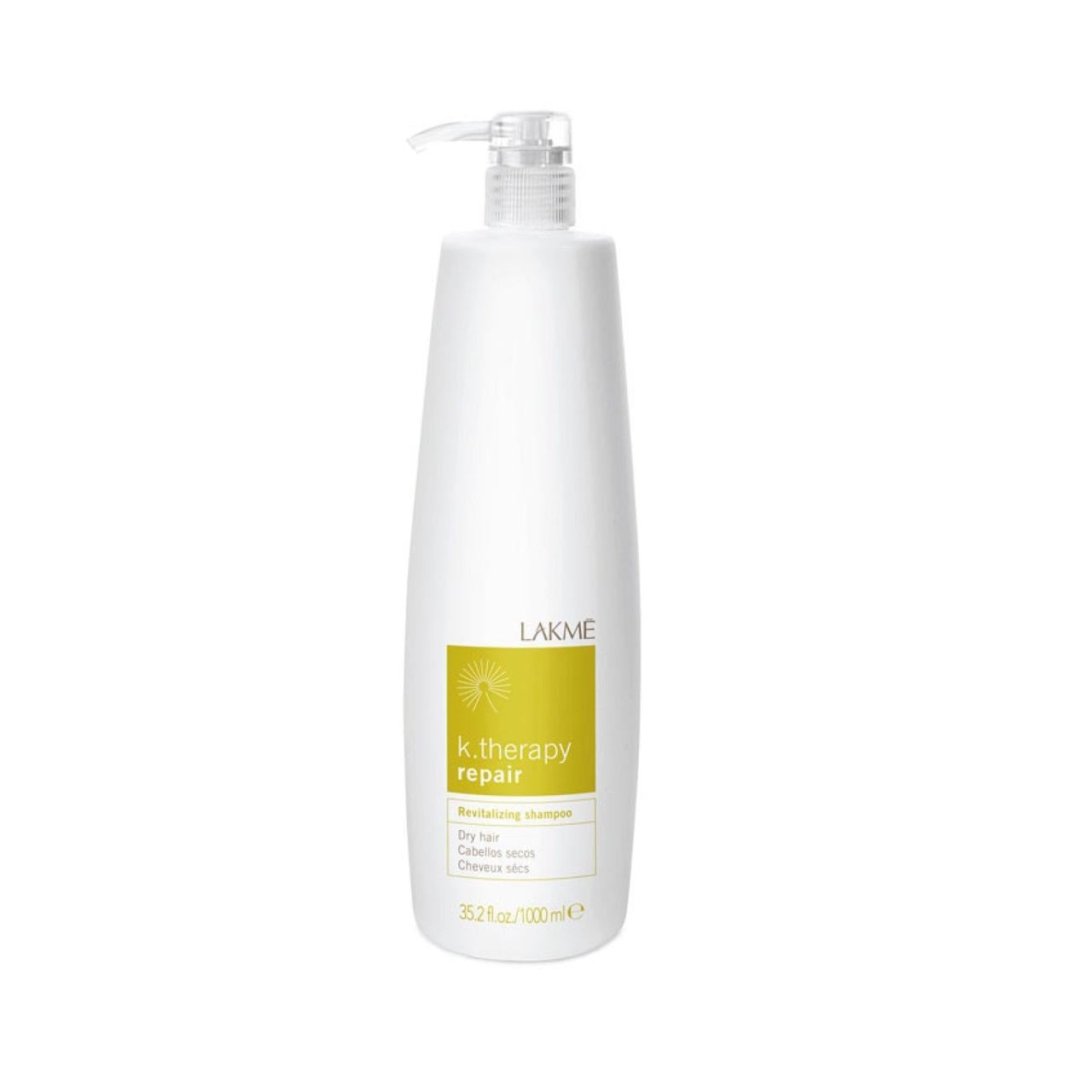 Шампунь для сухих и поврежденных волос Lakme K.Therapy Repair Revitalizing Dry Hair Shampoo 1000 мл