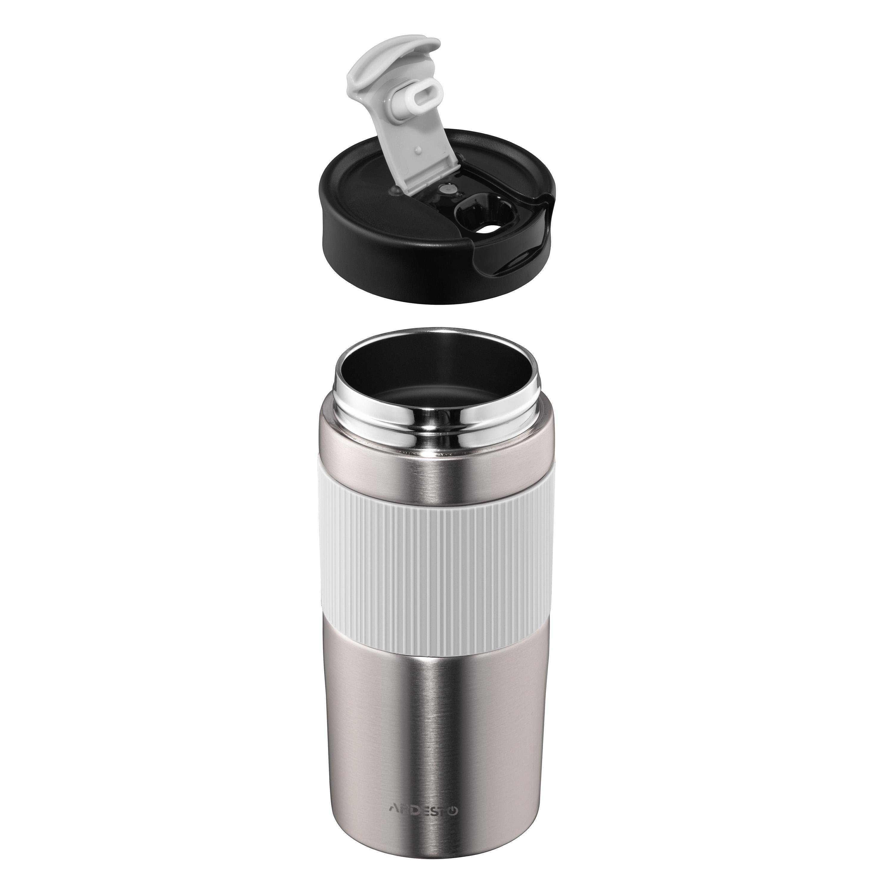 Термокружка Ardesto Comfоrt 450 мл Серый (AR2645CML) - фото 5 Термокружка Ardesto Comfоrt 450 мл Серый (AR2645CML) - фото 5