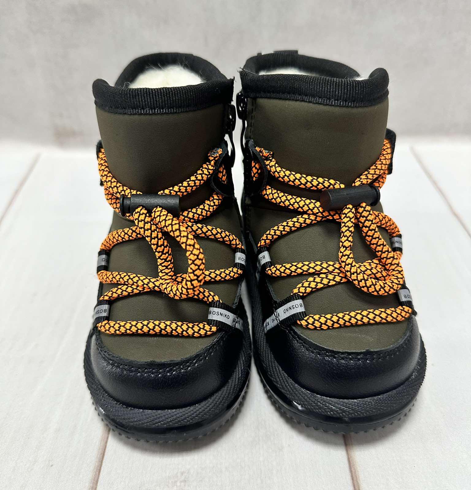 Дутики зимові дитячі W.Niko р. 25 15 см Чорний/Хакі - фото 7 Дутики зимові дитячі W.Niko р. 25 15 см Чорний/Хакі - фото 7