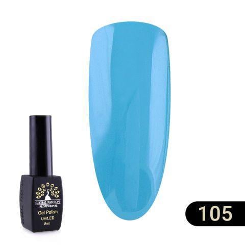 Гель-лак Global Fashion Black elite 105