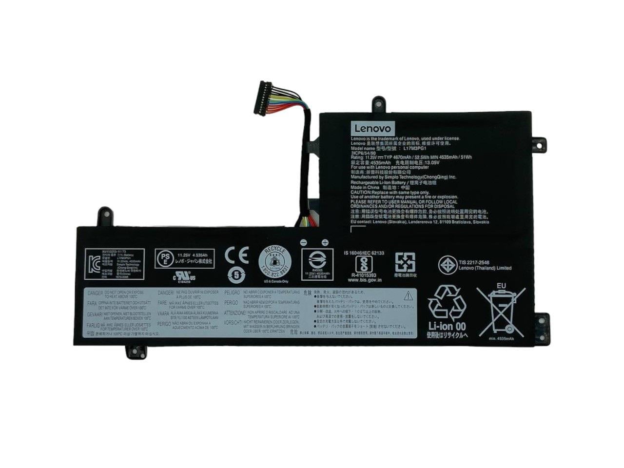 Аккумулятор для ноутбука Lenovo IdeaPad L17M3PG1 Y530-15ICH 11,25V 4670 mAh (064269)