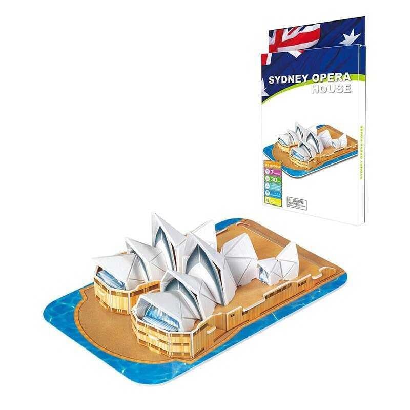 Пазлы 3D HS-M 20612 Sydney Opera House 30 деталей в коробке (6969204271217)