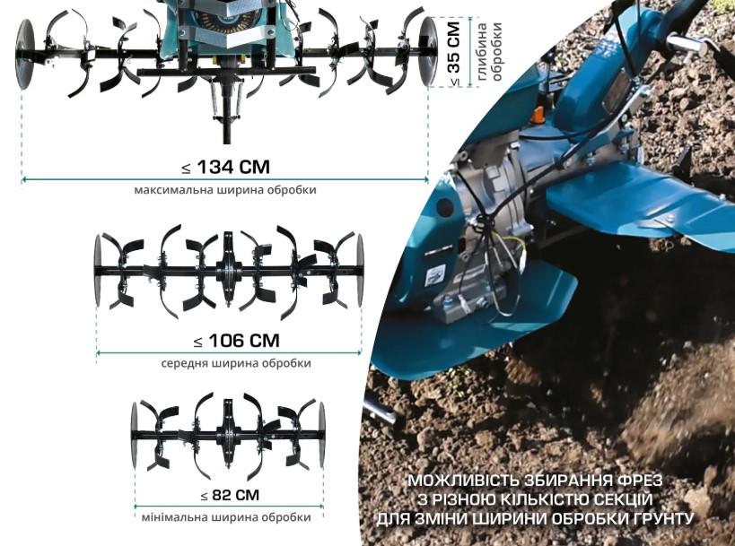 Культиватор бензиновый Konner&Sohnen KS 9HP-1350G-3 400 (63204) - фото 12 Культиватор бензиновый Konner&Sohnen KS 9HP-1350G-3 400 (63204) - фото 12