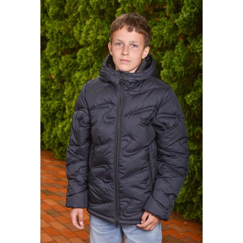 Пуховик детский зимний Волна лебединый пух 134 см Синий (2713554339) Пуховик детский зимний Волна лебединый пух 134 см Синий (2713554339)