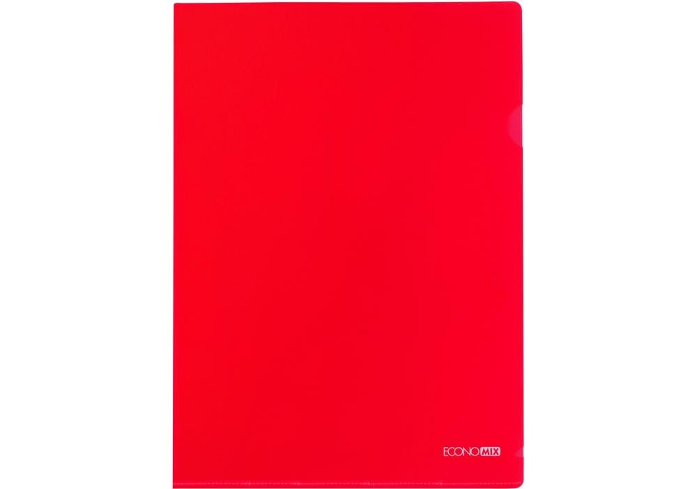 Папка-уголок Economix А4 Красный (E31153s-03)