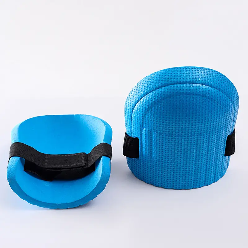 Наколенники защитные влагостойкие для садовых 18 см на липучках Синий